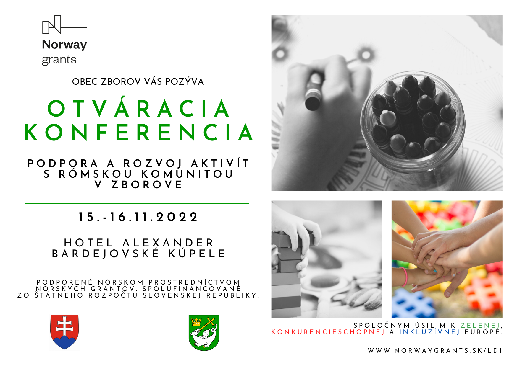Otváracia konferencia k projektu „Podpora a rozvoj aktivít s rómskou komunitou v Zborove“